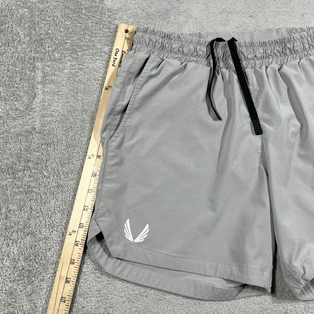 ASRV Shorts Mens Medium Gray Lined Athletic Performance Training Gym DSG-0560 - Picture 4 of 13